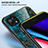 Silicone Frame Fashionable Pattern Mirror Case Cover for Realme C21