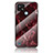 Silicone Frame Fashionable Pattern Mirror Case Cover for Realme C21