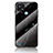 Silicone Frame Fashionable Pattern Mirror Case Cover for Realme C21 Black