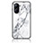 Silicone Frame Fashionable Pattern Mirror Case Cover for Realme C33 (2023)