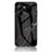 Silicone Frame Fashionable Pattern Mirror Case Cover for Realme C33 Black