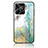 Silicone Frame Fashionable Pattern Mirror Case Cover for Realme C53 India