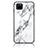 Silicone Frame Fashionable Pattern Mirror Case Cover for Realme Q2i 5G