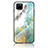 Silicone Frame Fashionable Pattern Mirror Case Cover for Realme Q2i 5G