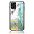 Silicone Frame Fashionable Pattern Mirror Case Cover for Realme Q5x 5G