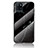 Silicone Frame Fashionable Pattern Mirror Case Cover for Realme V11 5G Black