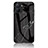 Silicone Frame Fashionable Pattern Mirror Case Cover for Realme V20 5G Black