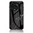 Silicone Frame Fashionable Pattern Mirror Case Cover for Realme V50 5G Black