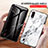 Silicone Frame Fashionable Pattern Mirror Case Cover for Samsung Galaxy A01 SM-A015