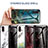 Silicone Frame Fashionable Pattern Mirror Case Cover for Samsung Galaxy A01 SM-A015