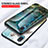 Silicone Frame Fashionable Pattern Mirror Case Cover for Samsung Galaxy A02