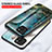 Silicone Frame Fashionable Pattern Mirror Case Cover for Samsung Galaxy A03