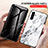 Silicone Frame Fashionable Pattern Mirror Case Cover for Samsung Galaxy A04s