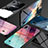 Silicone Frame Fashionable Pattern Mirror Case Cover for Samsung Galaxy A10