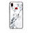 Silicone Frame Fashionable Pattern Mirror Case Cover for Samsung Galaxy A10s White