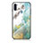 Silicone Frame Fashionable Pattern Mirror Case Cover for Samsung Galaxy A11