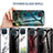 Silicone Frame Fashionable Pattern Mirror Case Cover for Samsung Galaxy A12