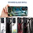 Silicone Frame Fashionable Pattern Mirror Case Cover for Samsung Galaxy A15 5G