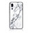 Silicone Frame Fashionable Pattern Mirror Case Cover for Samsung Galaxy A2 Core A260F A260G White