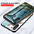 Silicone Frame Fashionable Pattern Mirror Case Cover for Samsung Galaxy A21 European
