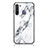 Silicone Frame Fashionable Pattern Mirror Case Cover for Samsung Galaxy A21 European White