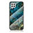 Silicone Frame Fashionable Pattern Mirror Case Cover for Samsung Galaxy A22 4G