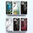 Silicone Frame Fashionable Pattern Mirror Case Cover for Samsung Galaxy A22 4G
