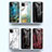 Silicone Frame Fashionable Pattern Mirror Case Cover for Samsung Galaxy A22 5G