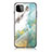 Silicone Frame Fashionable Pattern Mirror Case Cover for Samsung Galaxy A22s 5G