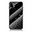 Silicone Frame Fashionable Pattern Mirror Case Cover for Samsung Galaxy A22s 5G Black