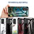Silicone Frame Fashionable Pattern Mirror Case Cover for Samsung Galaxy A23 4G