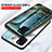 Silicone Frame Fashionable Pattern Mirror Case Cover for Samsung Galaxy A31