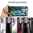 Silicone Frame Fashionable Pattern Mirror Case Cover for Samsung Galaxy A32 4G