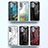 Silicone Frame Fashionable Pattern Mirror Case Cover for Samsung Galaxy A32 4G