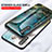 Silicone Frame Fashionable Pattern Mirror Case Cover for Samsung Galaxy A41 SC-41A