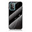 Silicone Frame Fashionable Pattern Mirror Case Cover for Samsung Galaxy A52s 5G Black