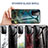 Silicone Frame Fashionable Pattern Mirror Case Cover for Samsung Galaxy A72 4G