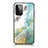 Silicone Frame Fashionable Pattern Mirror Case Cover for Samsung Galaxy A72 4G