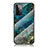 Silicone Frame Fashionable Pattern Mirror Case Cover for Samsung Galaxy A72 4G