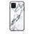 Silicone Frame Fashionable Pattern Mirror Case Cover for Samsung Galaxy A81 White