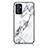 Silicone Frame Fashionable Pattern Mirror Case Cover for Samsung Galaxy A82 5G White