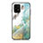 Silicone Frame Fashionable Pattern Mirror Case Cover for Samsung Galaxy A91