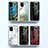 Silicone Frame Fashionable Pattern Mirror Case Cover for Samsung Galaxy A91