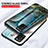Silicone Frame Fashionable Pattern Mirror Case Cover for Samsung Galaxy F02S SM-E025F
