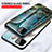 Silicone Frame Fashionable Pattern Mirror Case Cover for Samsung Galaxy F42 5G