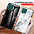 Silicone Frame Fashionable Pattern Mirror Case Cover for Samsung Galaxy F62 5G