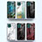 Silicone Frame Fashionable Pattern Mirror Case Cover for Samsung Galaxy F62 5G