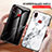 Silicone Frame Fashionable Pattern Mirror Case Cover for Samsung Galaxy M01s