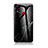 Silicone Frame Fashionable Pattern Mirror Case Cover for Samsung Galaxy M01s Black