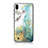 Silicone Frame Fashionable Pattern Mirror Case Cover for Samsung Galaxy M10